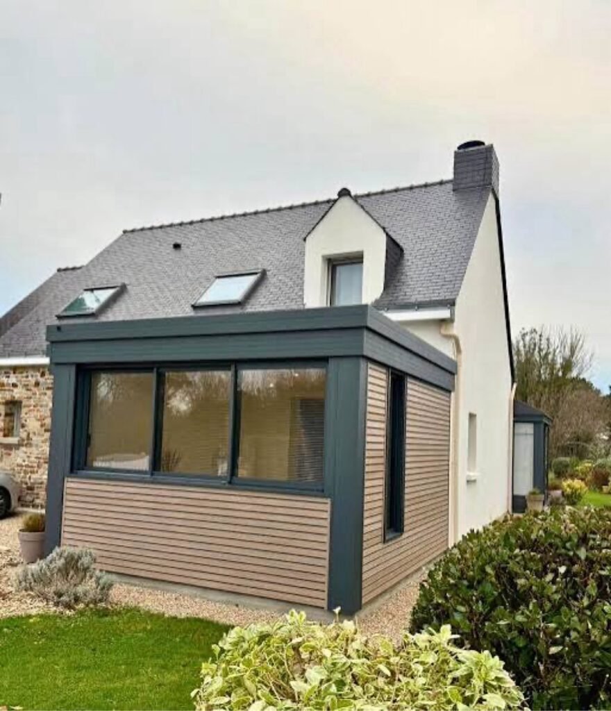 extension contemporaine à Rouen