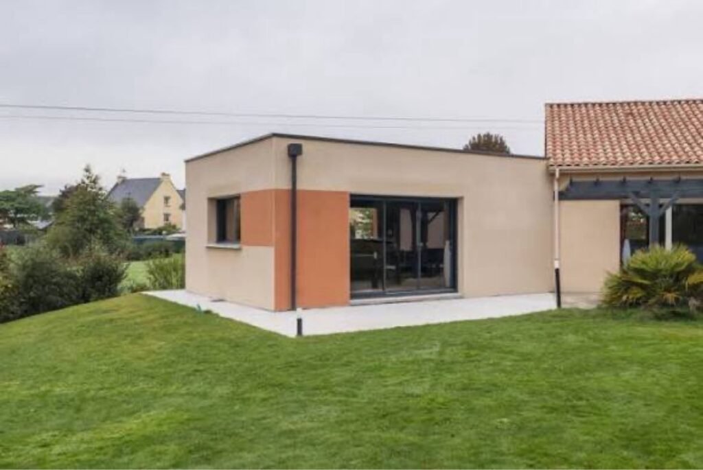 Agrandissement de maison toit plat à Barentin