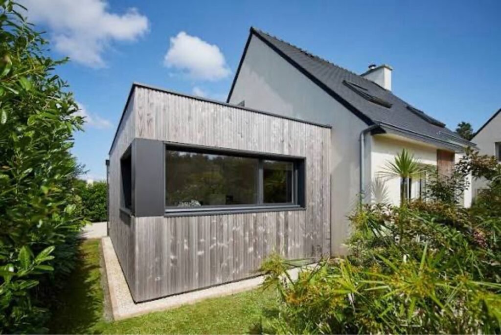 extension bois à Louviers